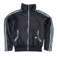 vintage adidas 曲がりポケット トラックジャケット ジャージ ロゴ