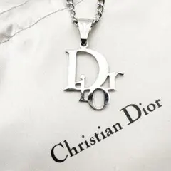 3077-2 人気✨　Dior　ネックレス　CD ロゴ　希少　ゴールド