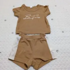 SHEIN セットアップ　Tシャツ　半袖　半ズボン　パンツ　ベージュ　ベビー