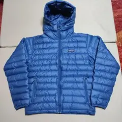 【最終価格】Patagoniaダウンセーターフーディー　青