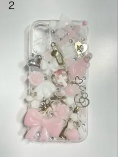 2 【iPhone16ケース】　スマホケース　デコスマホケース