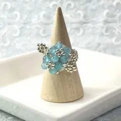 なつめ様専用 ハンドメイド　ビーズリング　ビーズの指輪　182