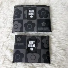 極美品　マリークワント　MARY QUANT エコバッグ　セット　フラワー　花柄