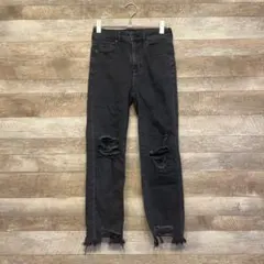 ダメージ加工スキニーデニム AMERICAN EAGLE