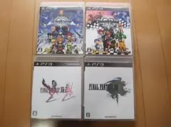 ＰＳ３ソフト４枚セット　キングダム ハーツ -HD 2.5 リミックス- 他