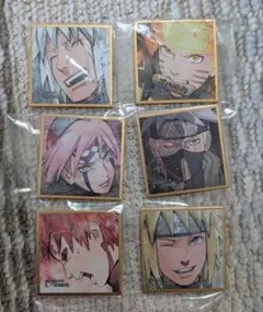 NARUTO　豆色紙　6点セット