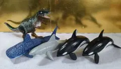 変形ロボ 恐竜と海洋生物のフィギュアセット