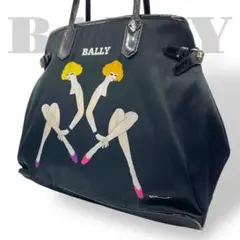 極美品　希少　バリー　ヴェルナール•ヴューモ　トートバッグ　ナイロン　黒