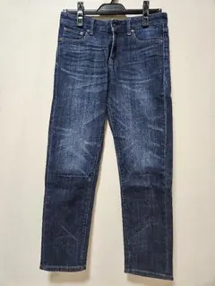 UNIQLO ハイライズボーイフレンドジーンズ 23サイズ ダークブルー