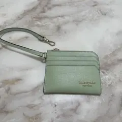 kate spade ミントグリーン パスケース