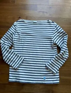 オーシバル　バスクシャツb211ネイビーボーダー