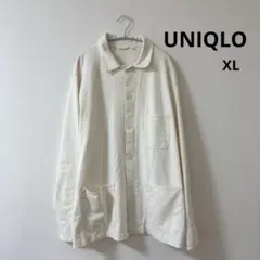 美品 UNIQLO 長袖ジャケット 白