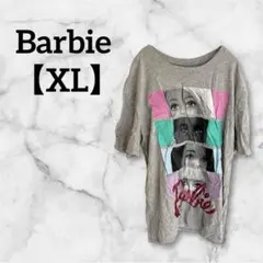 ✨一点限り✨Barbie 【XL】グレー Tシャツ　プリント　バービー　トップスのサムネイル