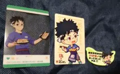 ダンダダン(SNS風カード、オリジナルイラストカード、餃子型ピック(オカルン))