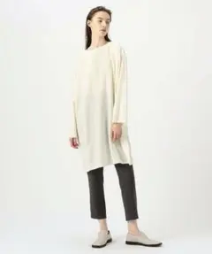 DES PRES ハイツイストジョーゼット チュニック ブラウス クリームのサムネイル