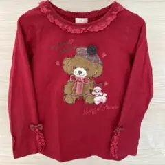 とまとさん専用　Mezzo Piano 赤 長袖カットソー