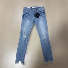 ＊新品未使用タグ付き＊MOUSSY fringe cropped Skinny
