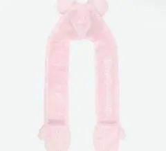 ディズニー ミニー マフラーキャップ ピンク