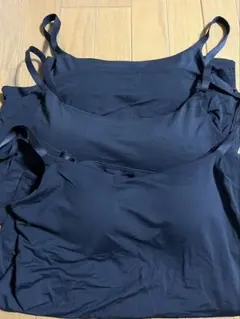 ユニクロ エアリズム ブラック XL ブラキャミ 3枚セット