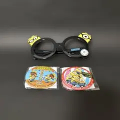 ミニオンデザインメガネとバッジ2点セットのサムネイル