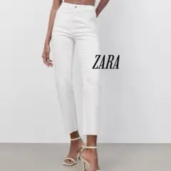 ZARA ミニフレアデニムパンツ EU38