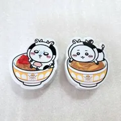 すき家　すきすきセット　ダイカットマグネット　ちいかわ牛丼　モモンガキムチ牛丼のサムネイル