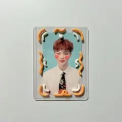 クレイデコ　硬質トレカケース　-simple orange-