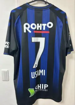 umbro ガンバ大阪ユニフォーム黒/青 背番号2 O〜XO umbro ガンバ大阪ユニフォーム黒/青 背番号2 O〜XO umbro ガンバ