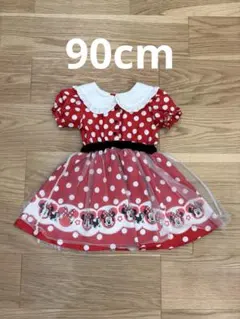 ミニー ドレス 90cm ディズニーランド しまむら リトシー 即完売 超人気