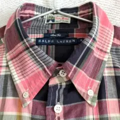 【美品】Ralph Lauren マドラスチェックシャツ 6　Lサイズ　y2kのサムネイル