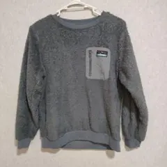 フリース OUTDOOR Lサイズ　グレー　ボアトップス