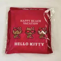 新品 ハローキティ エコバッグ 日焼けキティ ピンク