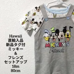 新品タグ付き！Hawaii直輸入品 ミッキー フレンズ セットアップ 80cm