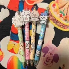 キャラクター付きボールペン4本セット