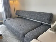GW大幅値下げ!! IKEA ハルヴダン2人掛けダイニングソファ単品【送料