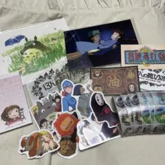 ジブリ　ポストカード　シール　ステッカー　メモ帳