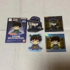 名探偵コナン ちぢませ隊 ステッカーコレクション ジン 工藤新一 まとめ売り