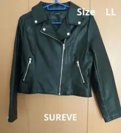 SUREVE フェイクレザー ライダースジャケット LLのサムネイル