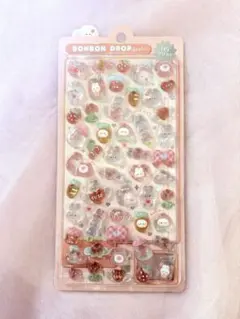 【正規品・匿名発送】ボンボンドロップシール うさぎ オリジナル