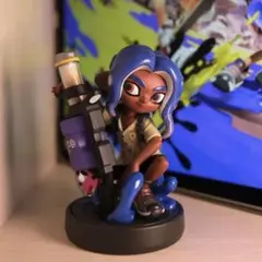 【未使用】amiibo オクトリング（ブルー）スプラトゥーン 【TT001】