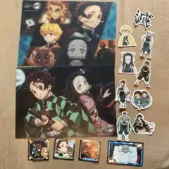 【鬼滅の刃】くら寿司下敷き＆シールセット