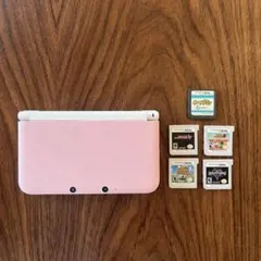 Nintendo 3DS XL ピンク 本体とゲーム5本セット
