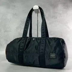 ポーター タンカー ダッフルバッグ トート 刺繍美品 ナイロン ブラック