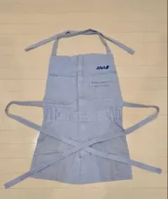 レア ANA 全日空 作業服 つなぎ オーバーオール 水色 ライトブルー A6