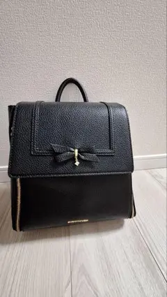 Samantha Vega リボンスクエアリュック　ブラック