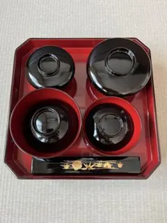漆塗り お食い初め器セット