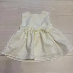 ベビードレス 1歳 ホワイト ワンピース
