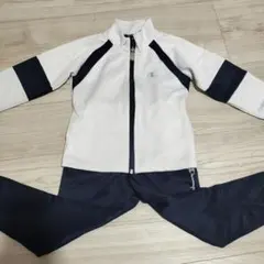 ホワイト/ネイビー ジャージセット