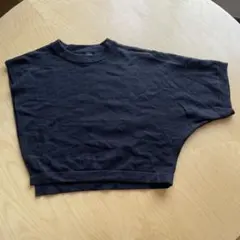 mizuiro ind ニットベスト　アシンメトリー