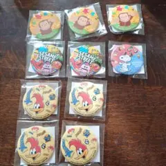 ユニバーサルスタジオジャパン　ウッディ　スヌーピー　エルモ　缶バッジ